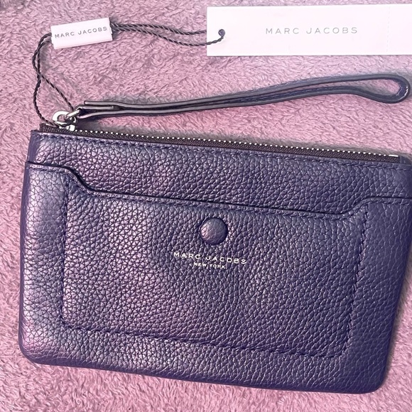Marc Jacobs Navy Blue Leather Wallet - Picture 4 of 7